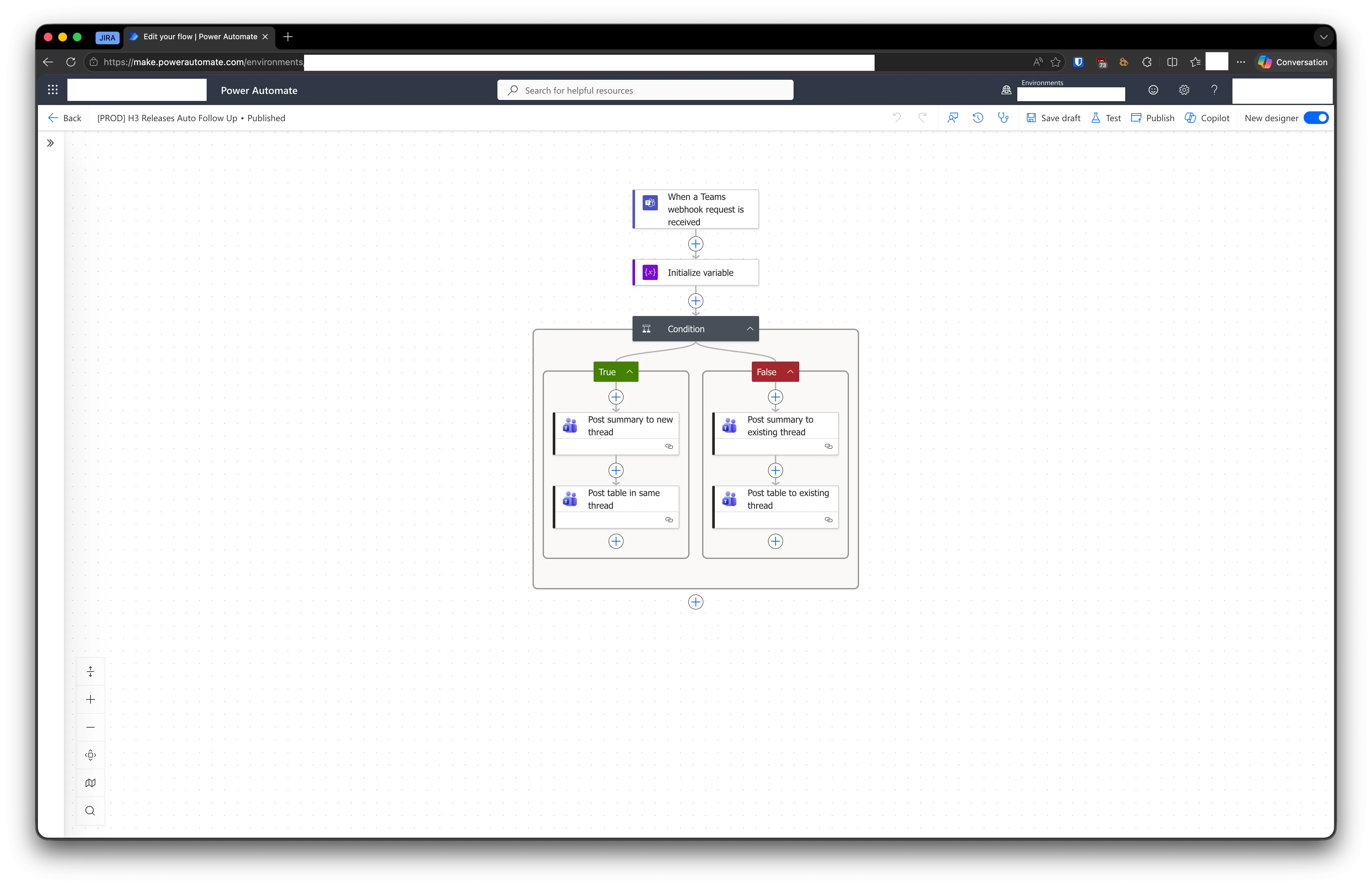 Power Automate flow