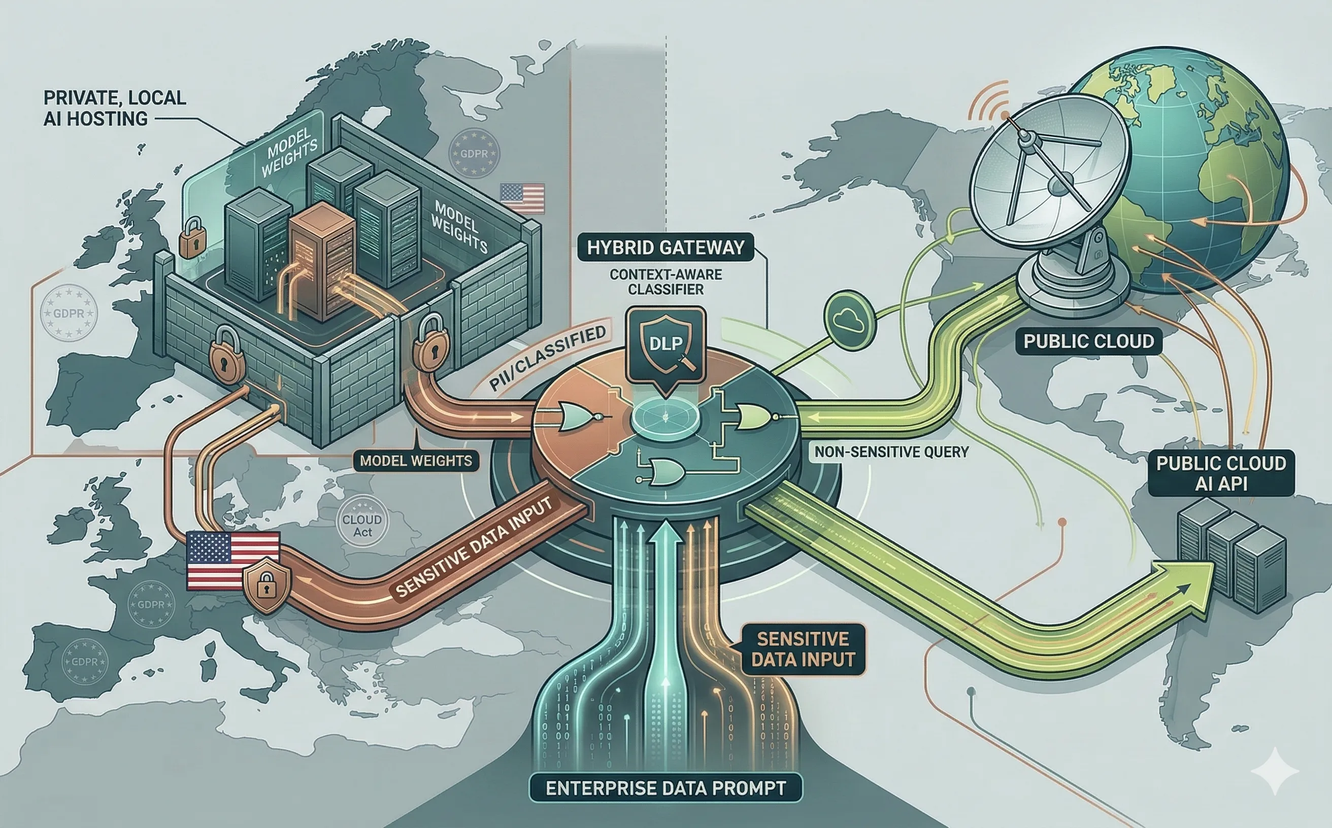 Souveraineté des données : LLM privés vs APIs cloud publiques