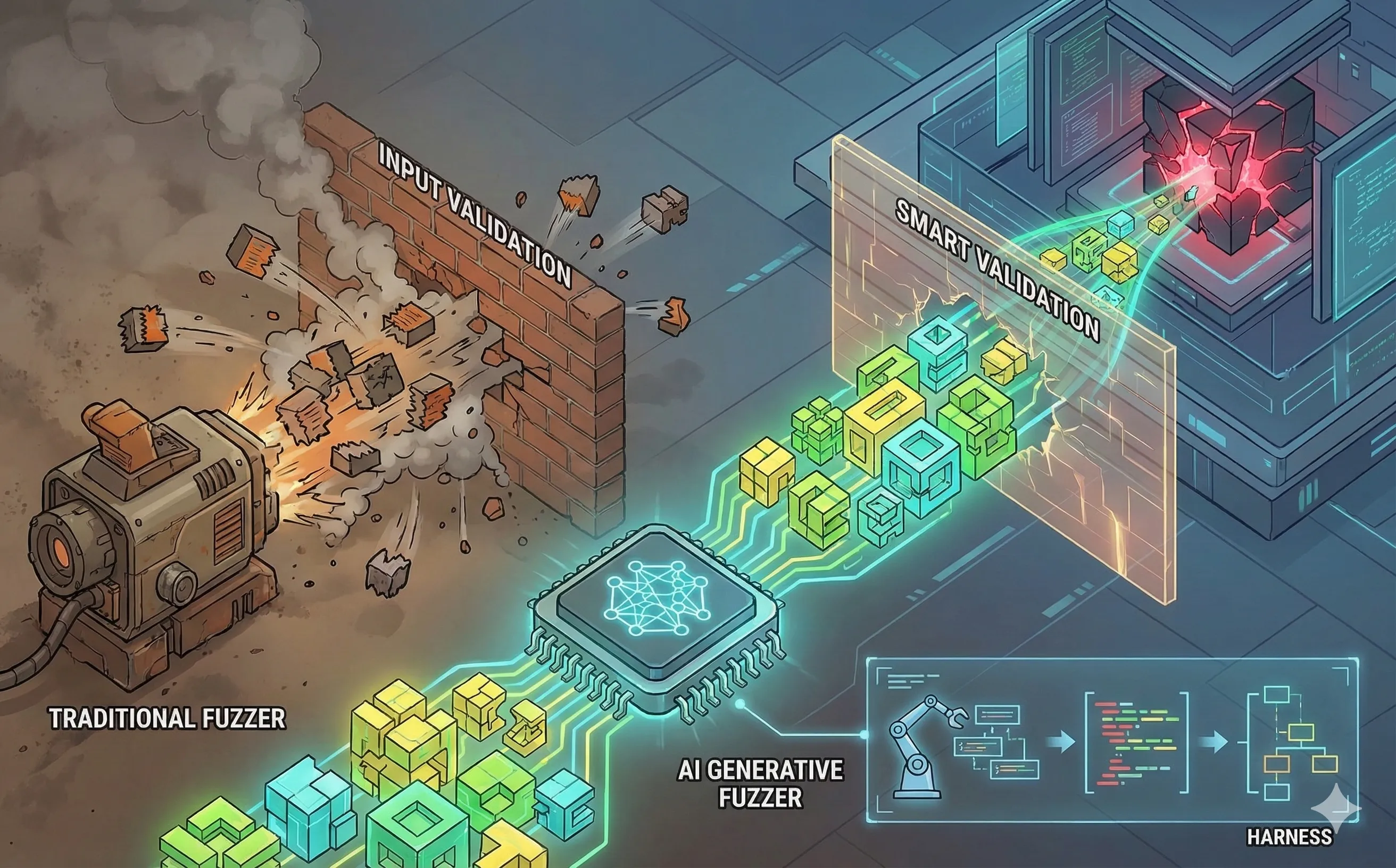 Fuzzing à Grande Échelle : Utiliser l'IA pour Générer des Cas Limites