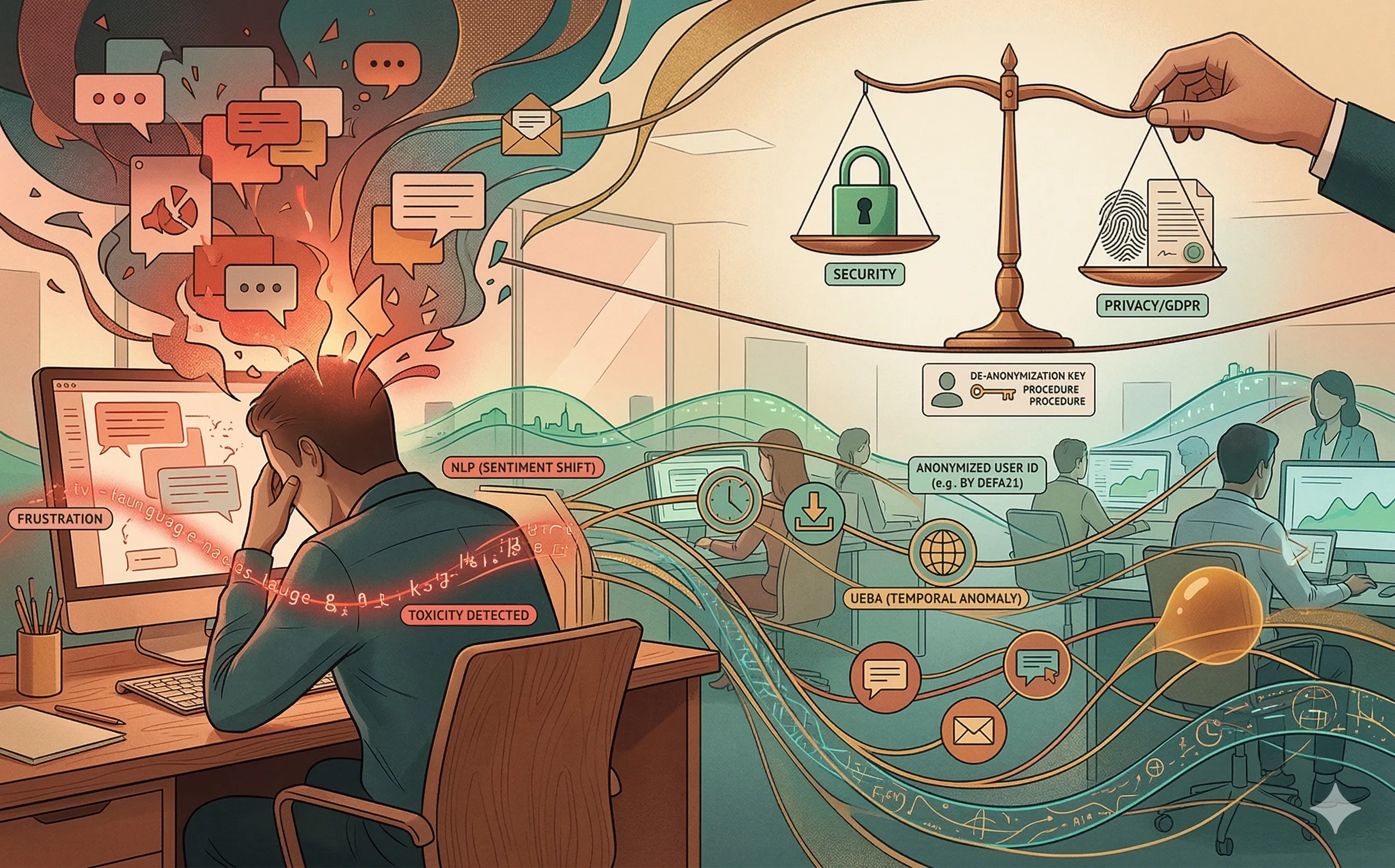 Détection des Menaces Internes : Identifier les Employés Mécontents via le Comportement