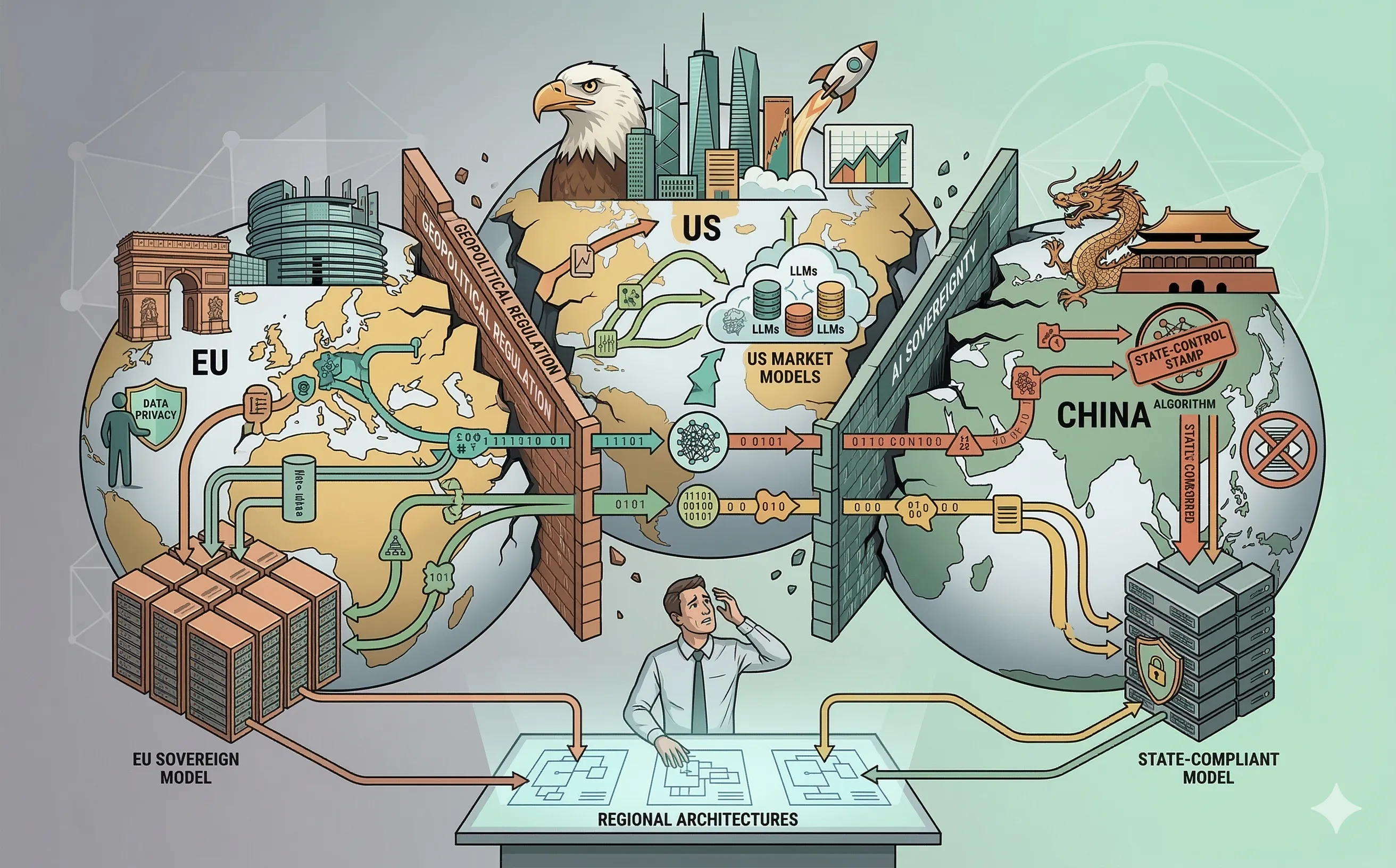 Le "Splinternet" : comment les réglementations IA géopolitiques fragmentent le web